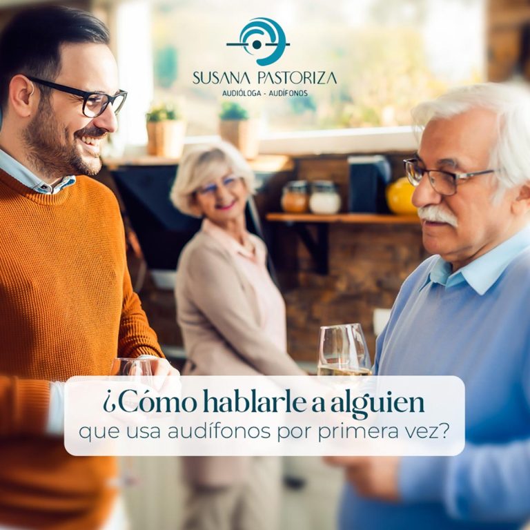 ¿Cómo hablarle alguien que usa audífonos por primera vez?